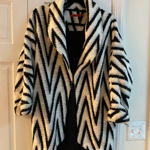 Alice + Olivia Black and White Coat